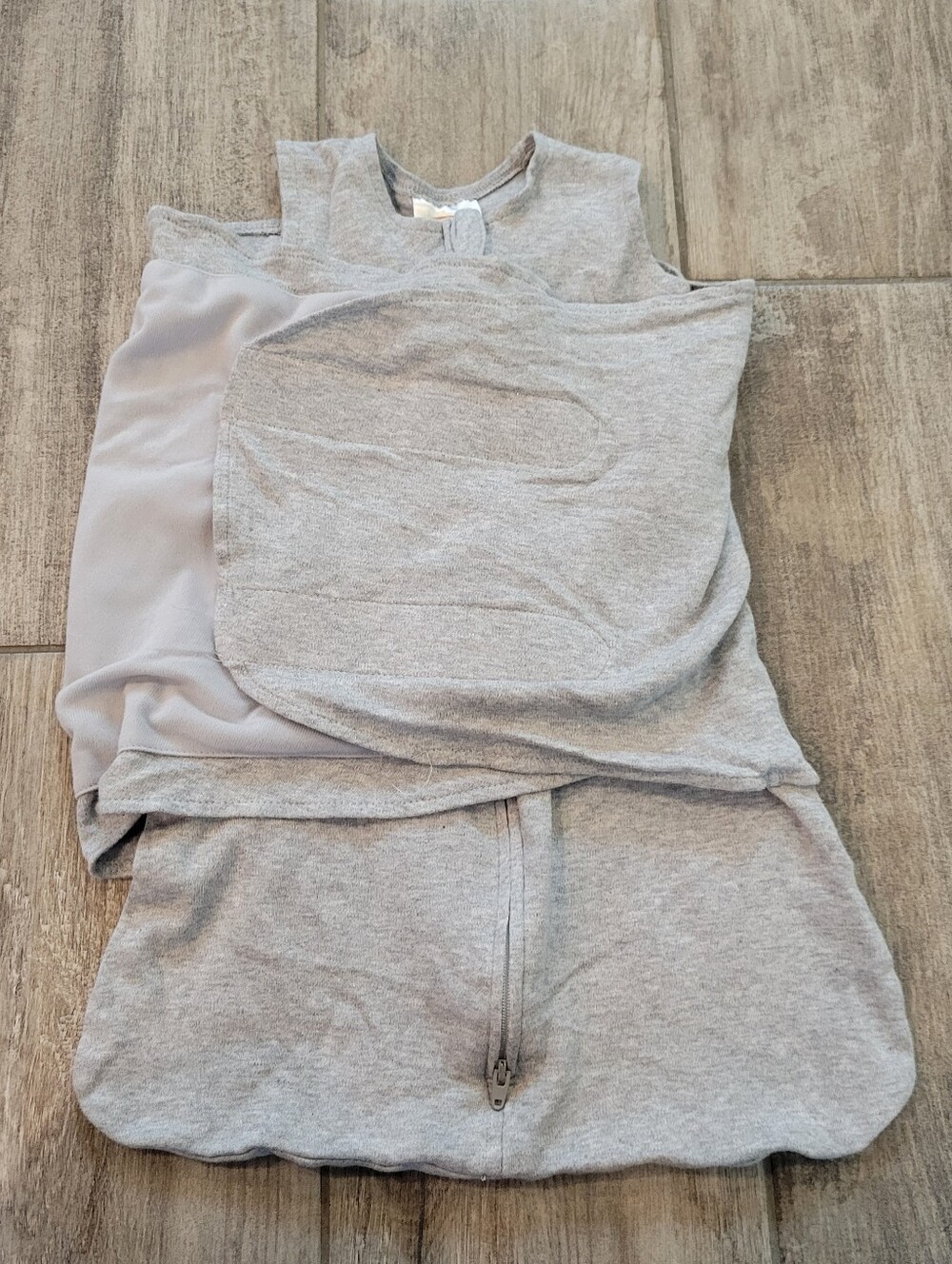 Halo Grey Cotton Sleep Sack Swaddle Size 0-3 Months Newborn